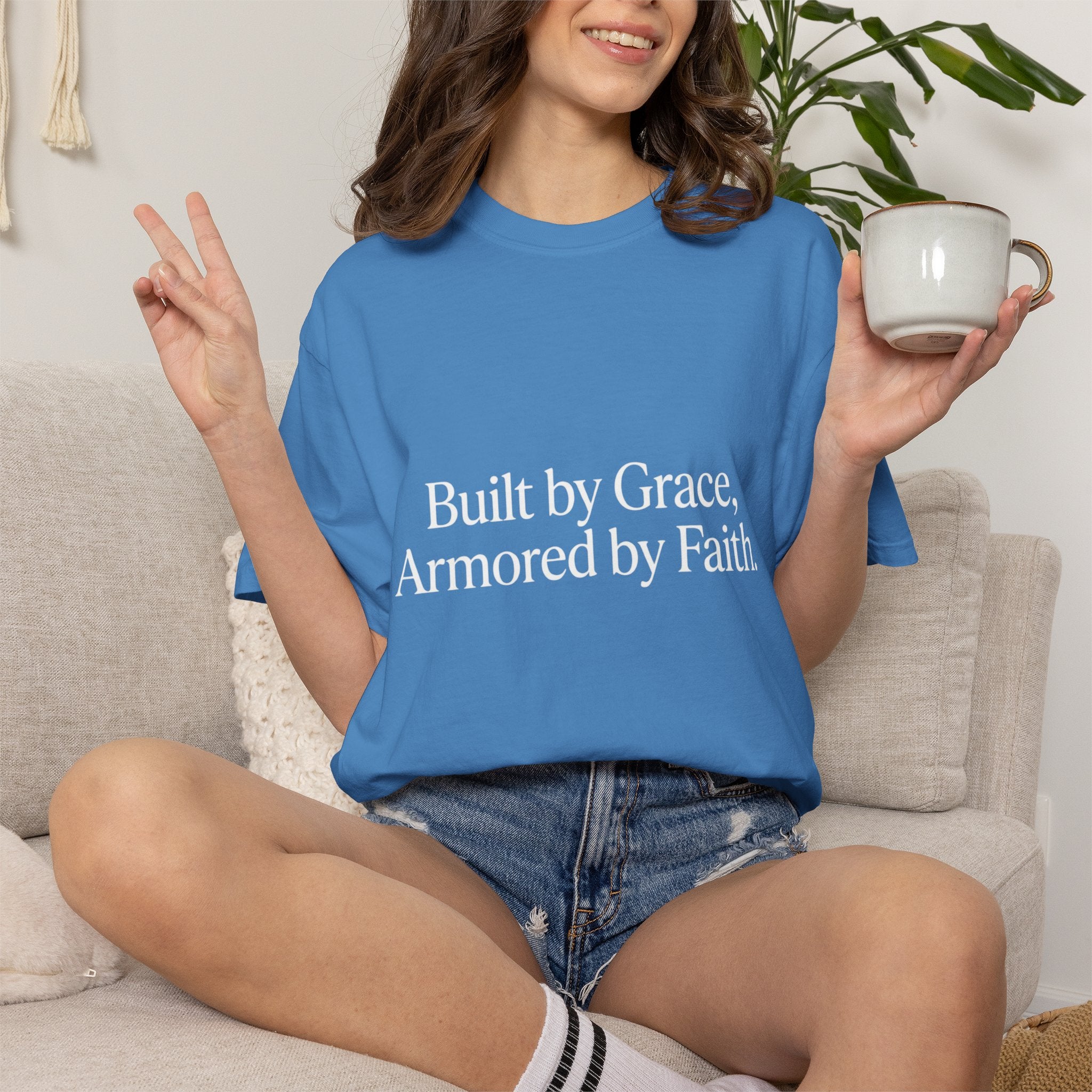 Built by Grace, Armored by Faith T‑Shirt
