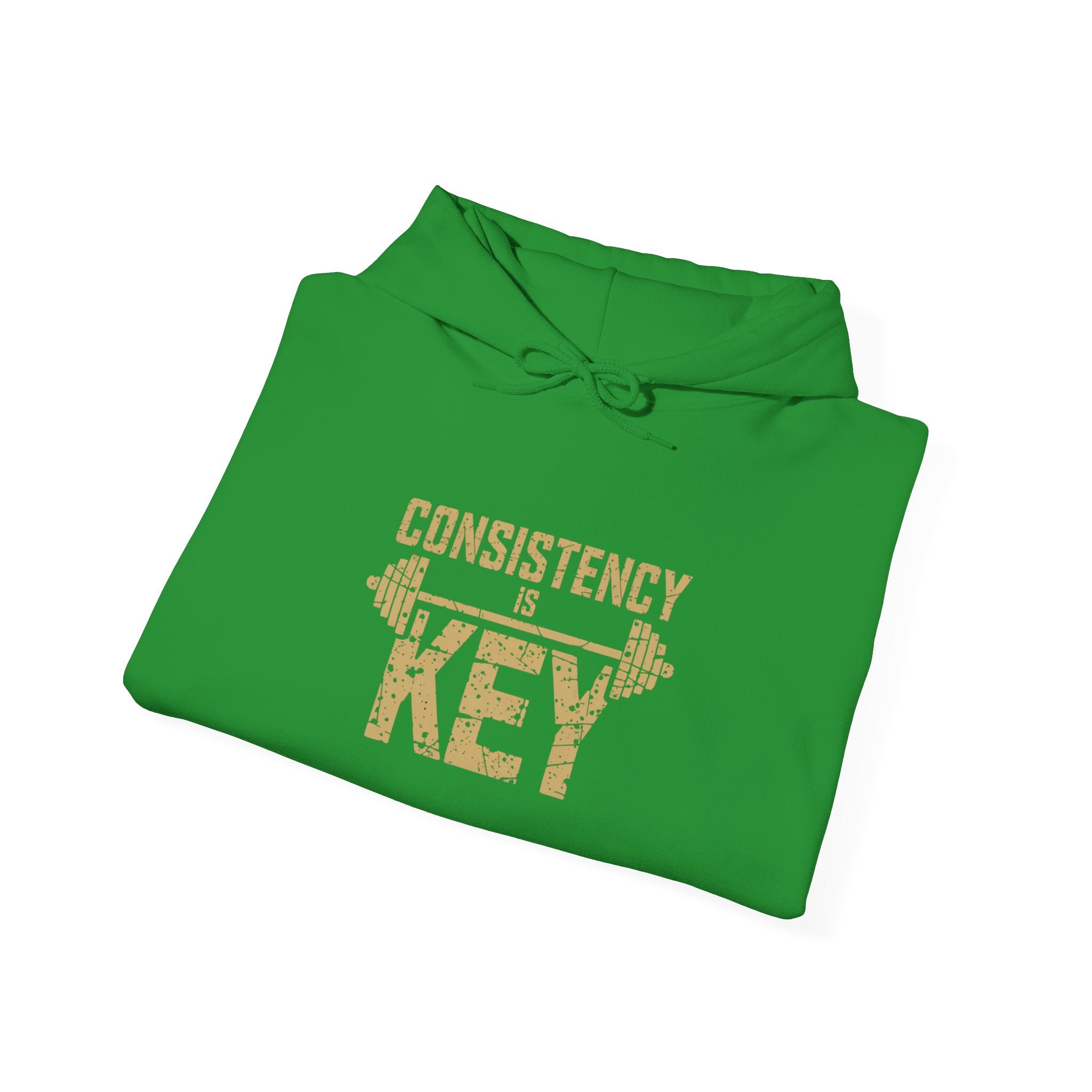 Consistency is Key Hoodie | Barbell Fitness Motivation Sweatshirt