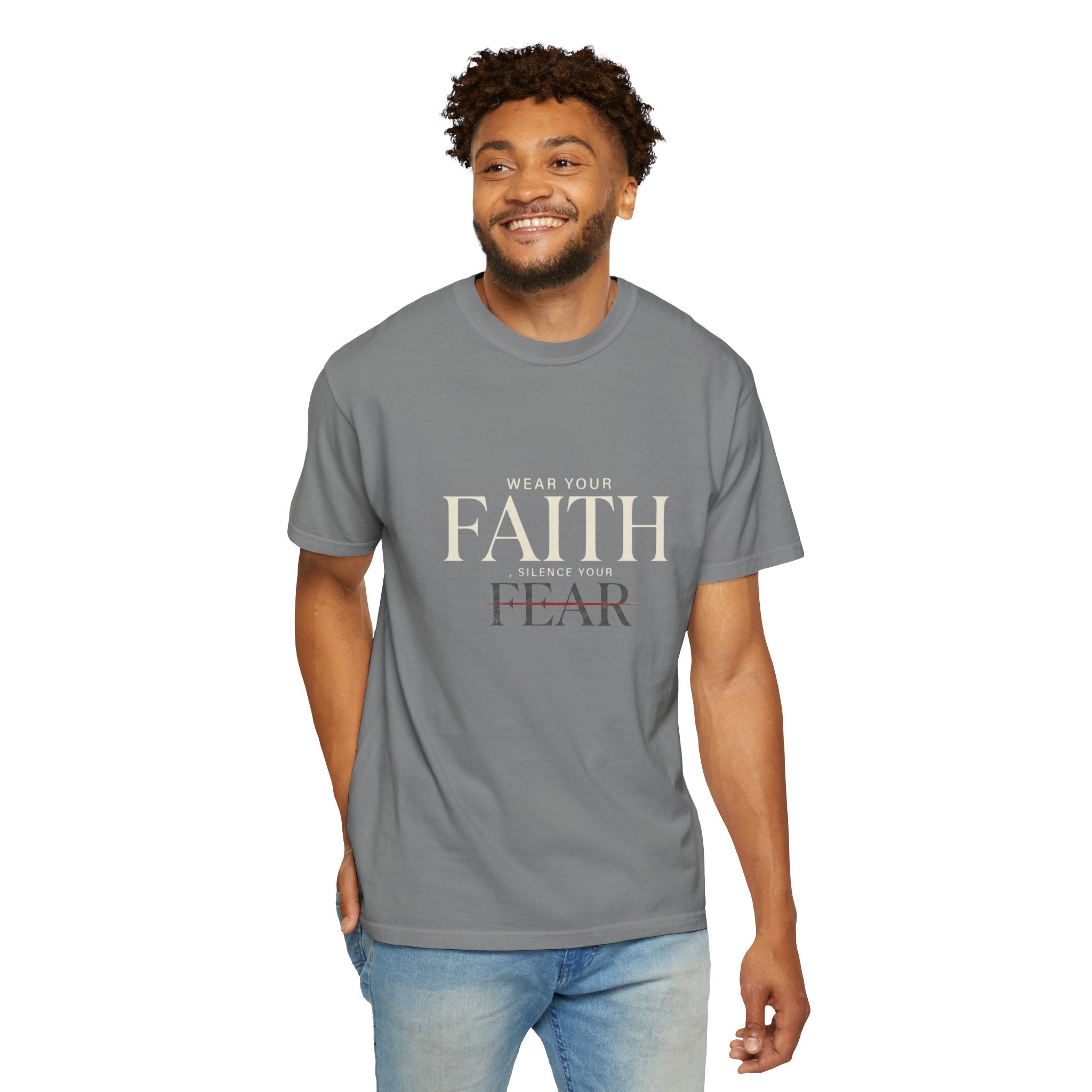 Faith Over Fear T-Shirt — Inspirational Christian Tee