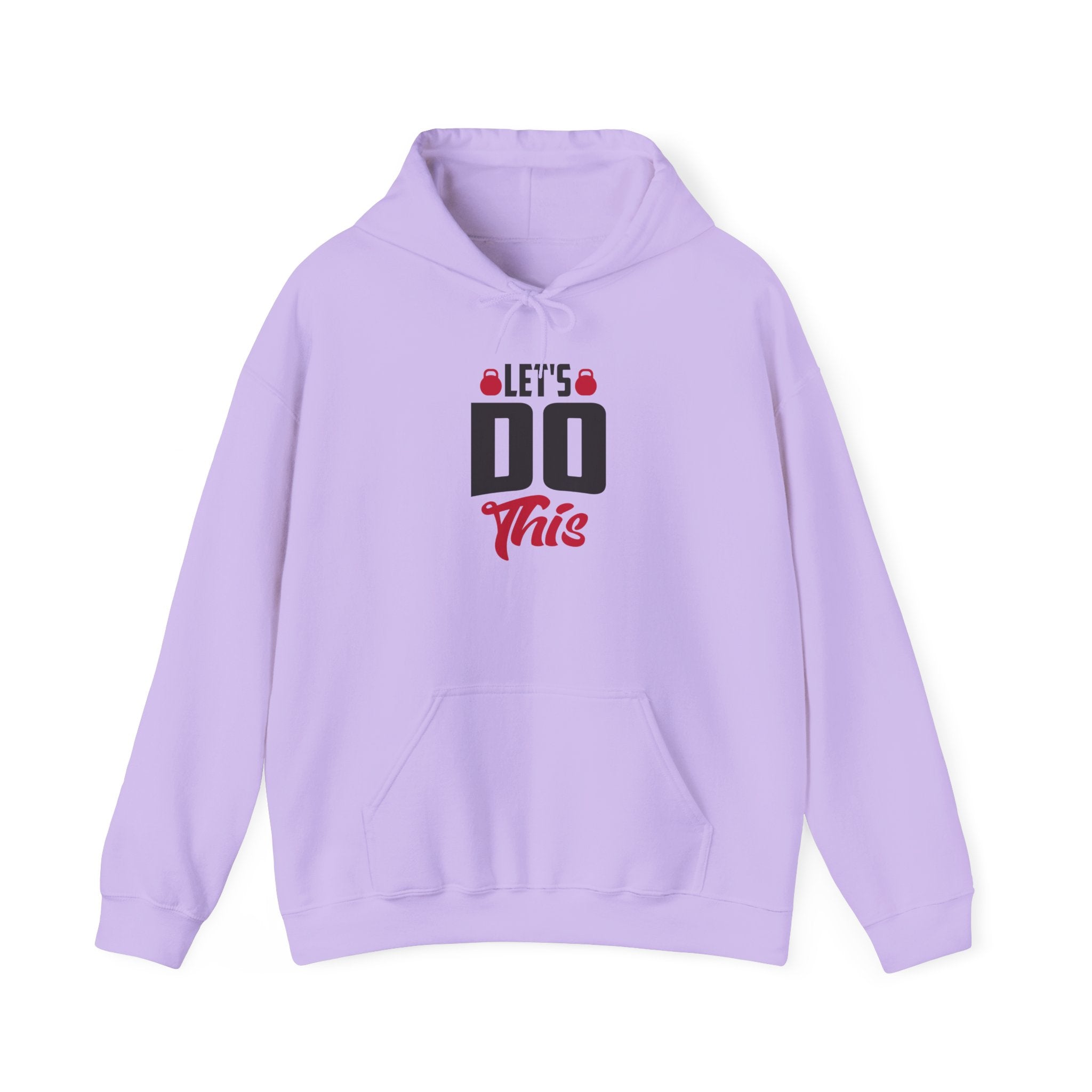 Let's Do This Hoodie — Motivational Chest Graphic Hooded Sweatshirt