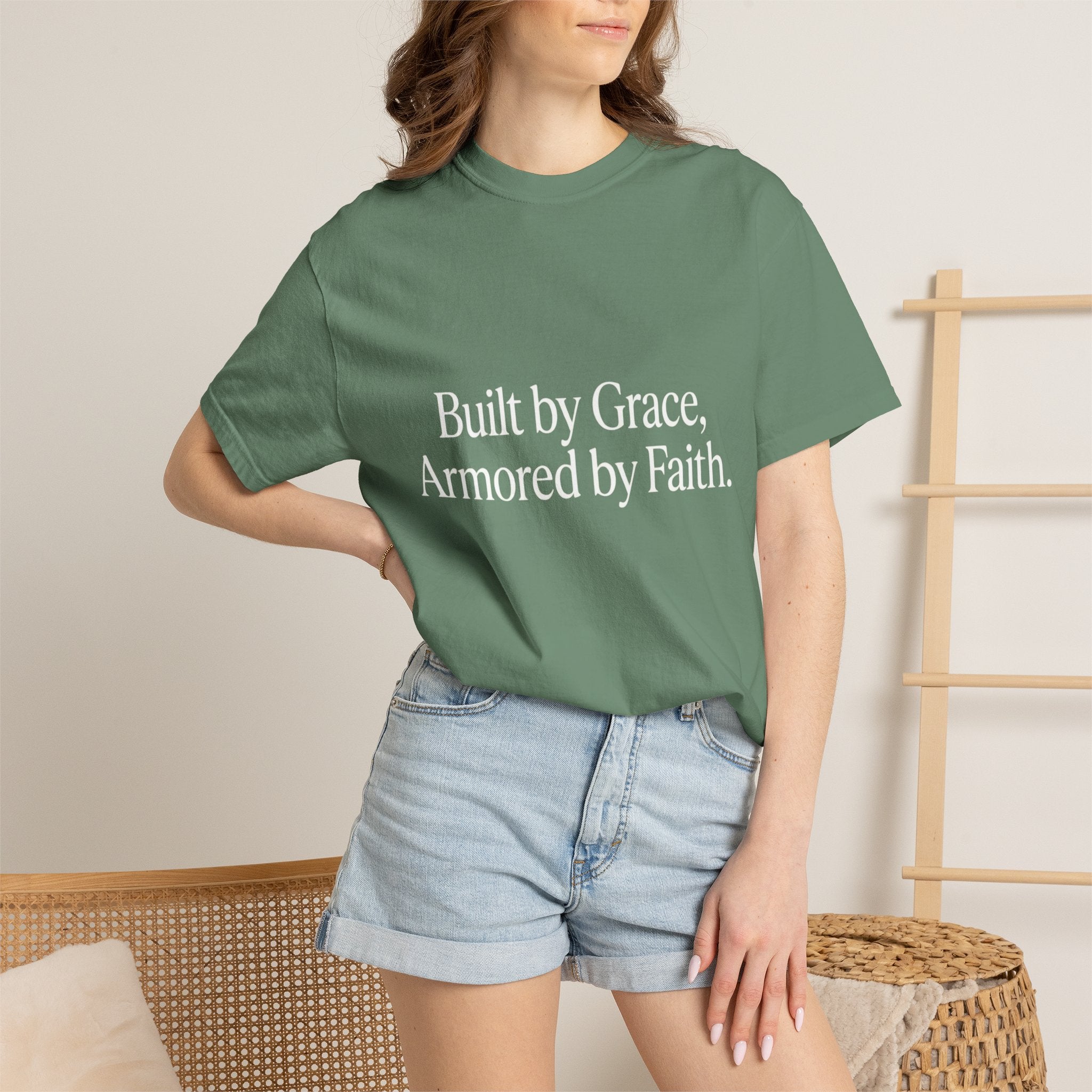 Built by Grace, Armored by Faith T‑Shirt