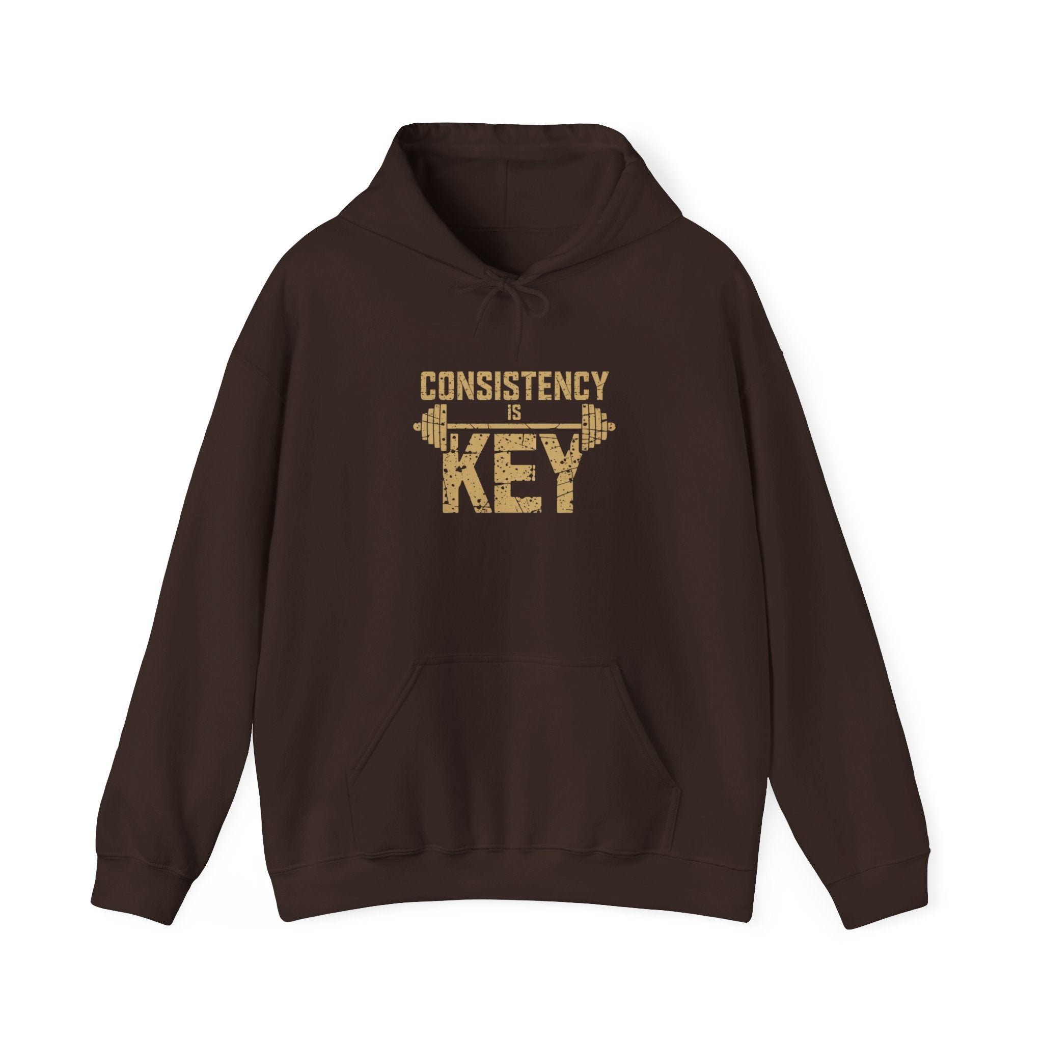 Consistency is Key Hoodie | Barbell Fitness Motivation Sweatshirt
