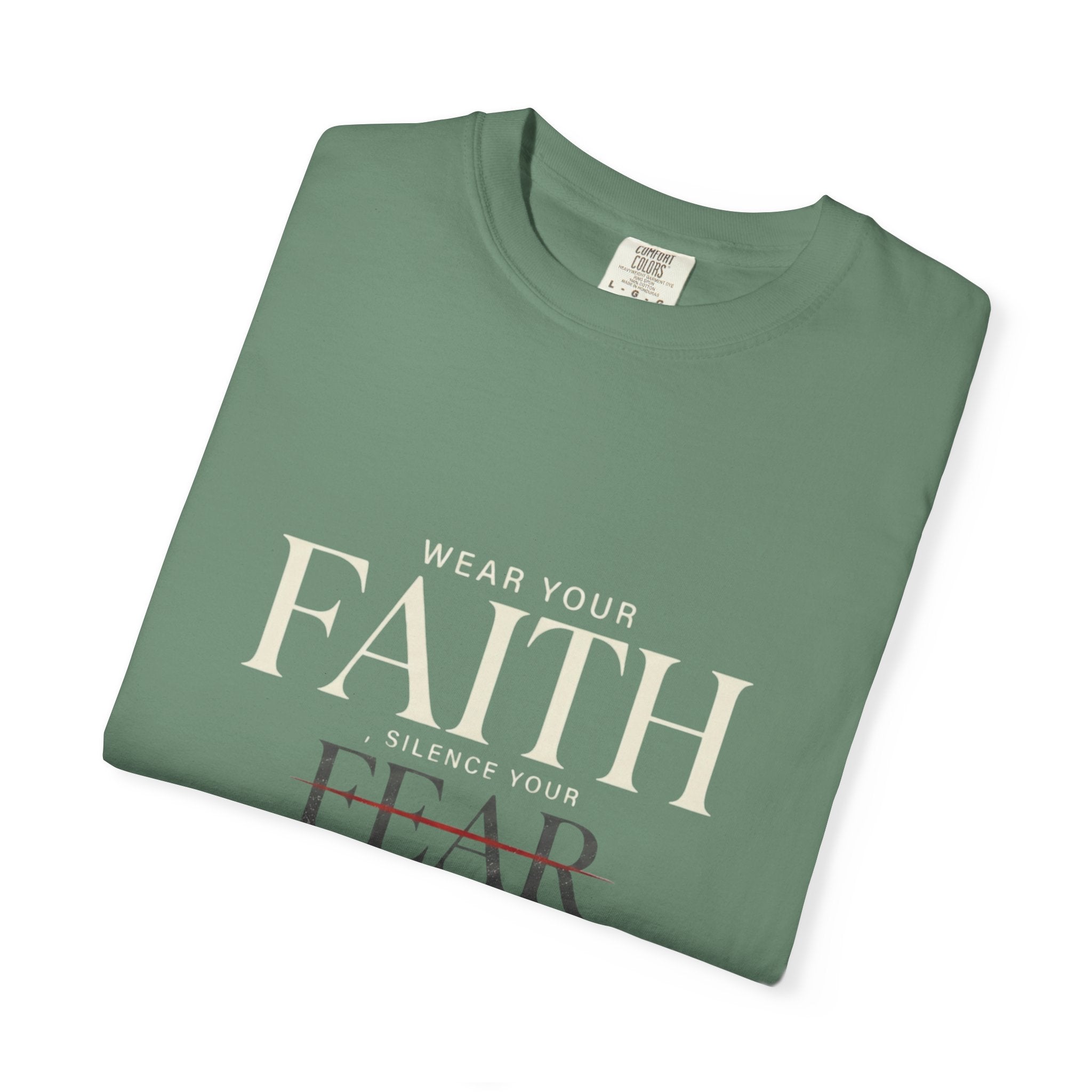 Faith Over Fear T-Shirt — Inspirational Christian Tee