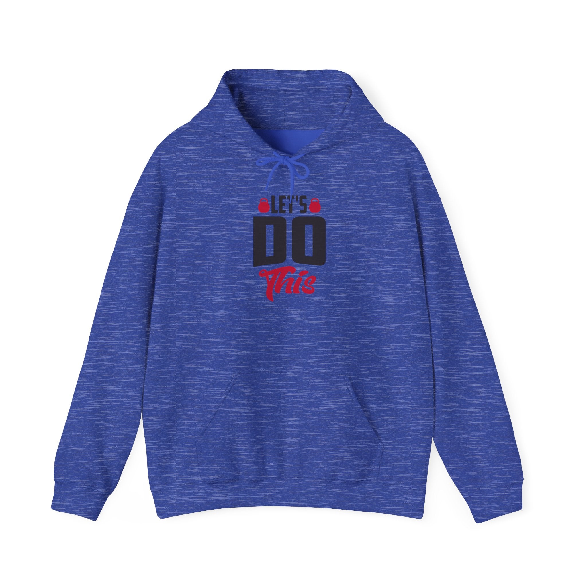 Let's Do This Hoodie — Motivational Chest Graphic Hooded Sweatshirt
