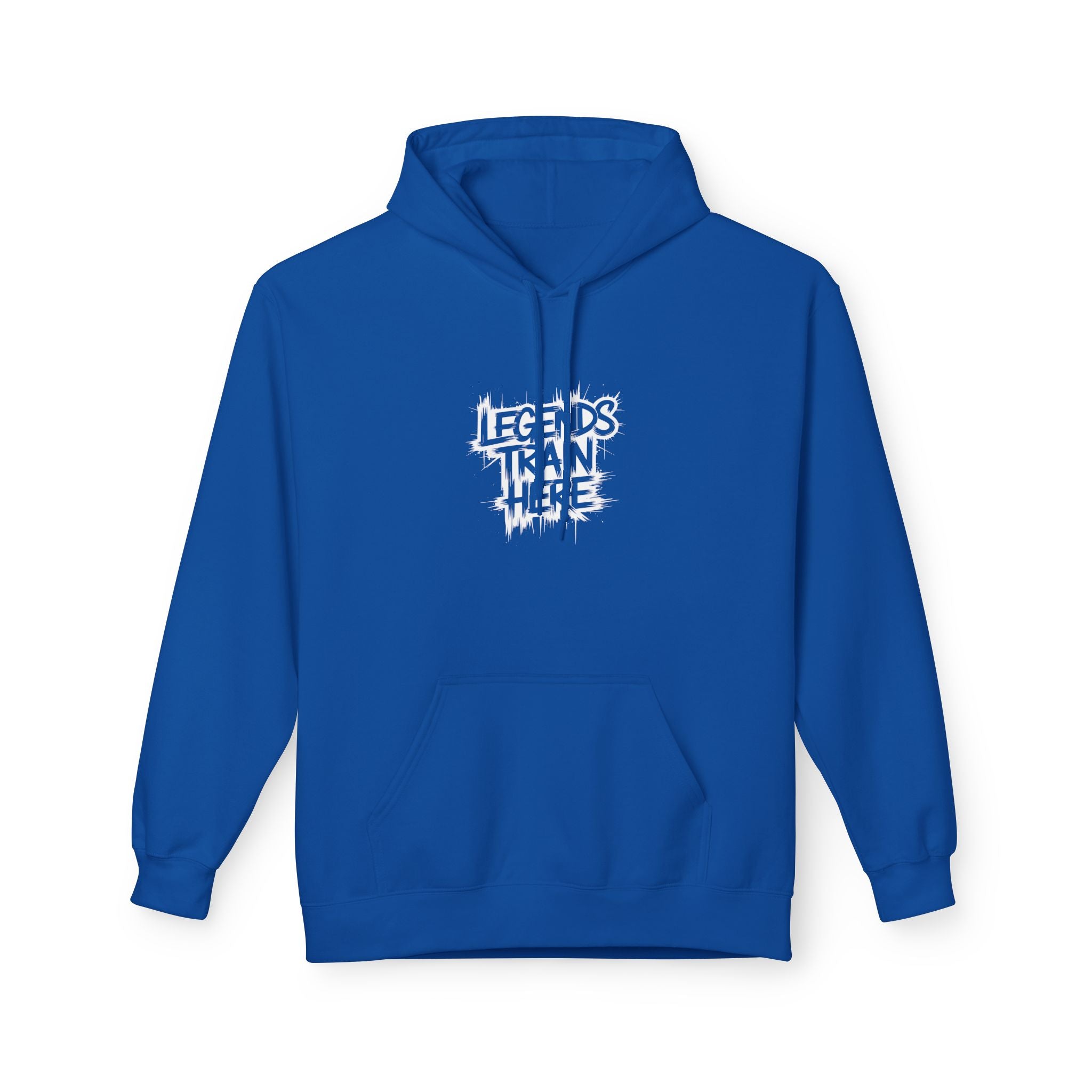 Legends Train Here Hoodie — Streetwear Gym Motivational Pullover