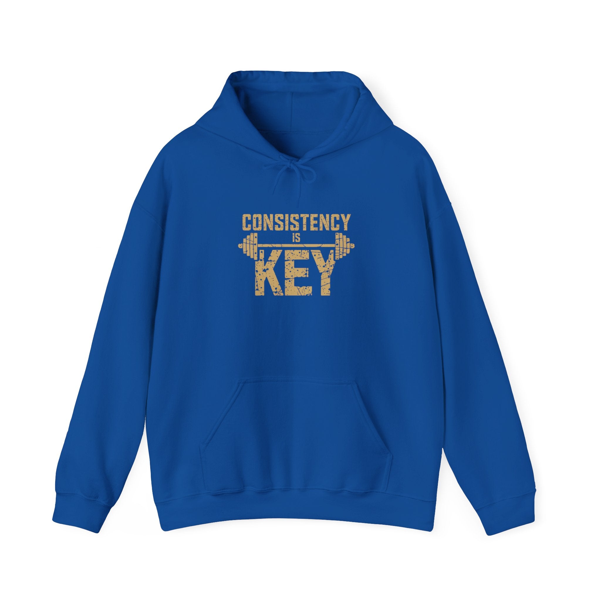 Consistency is Key Hoodie | Barbell Fitness Motivation Sweatshirt