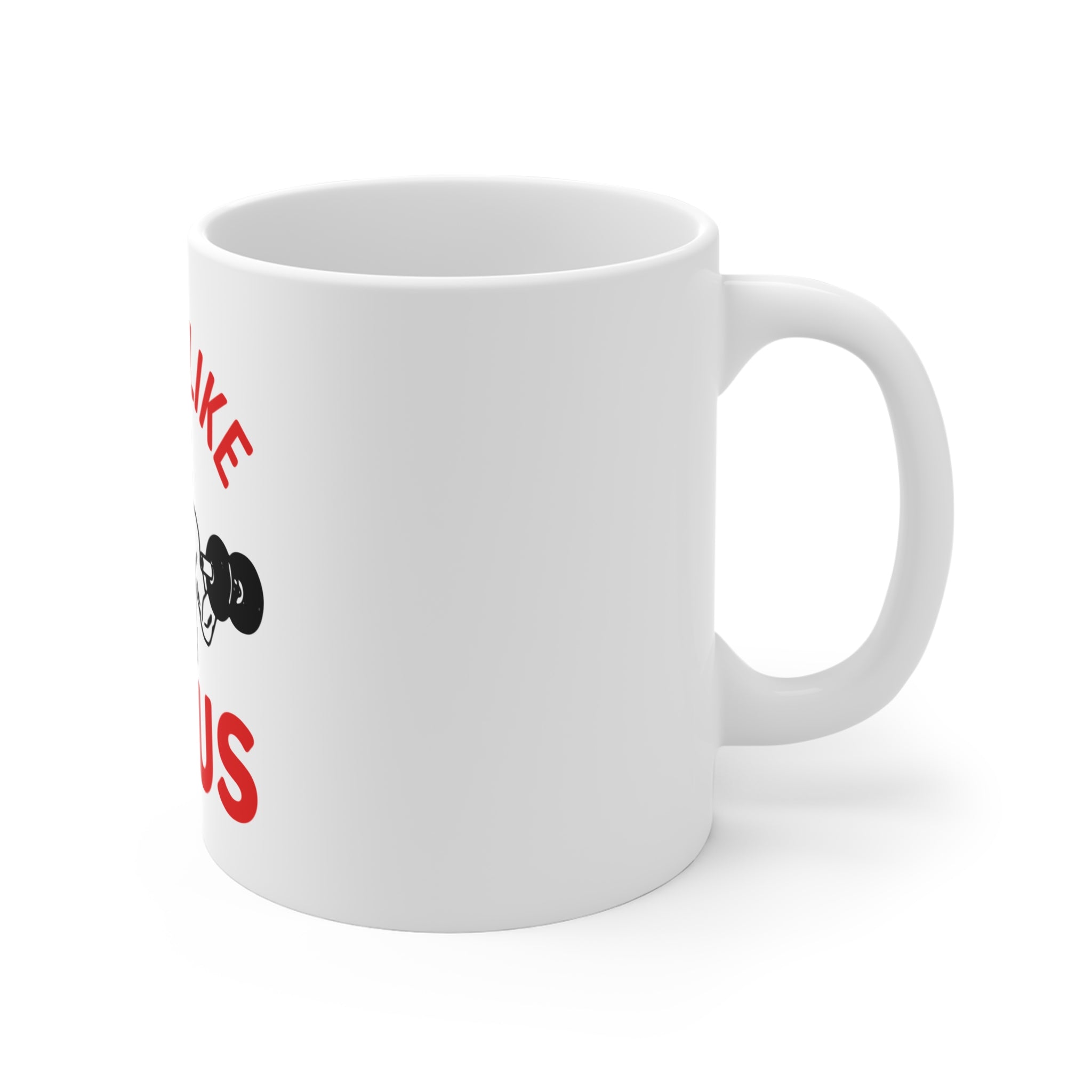 Train Like Jesus Coffee Mug — Christian Gym Motivation 11oz