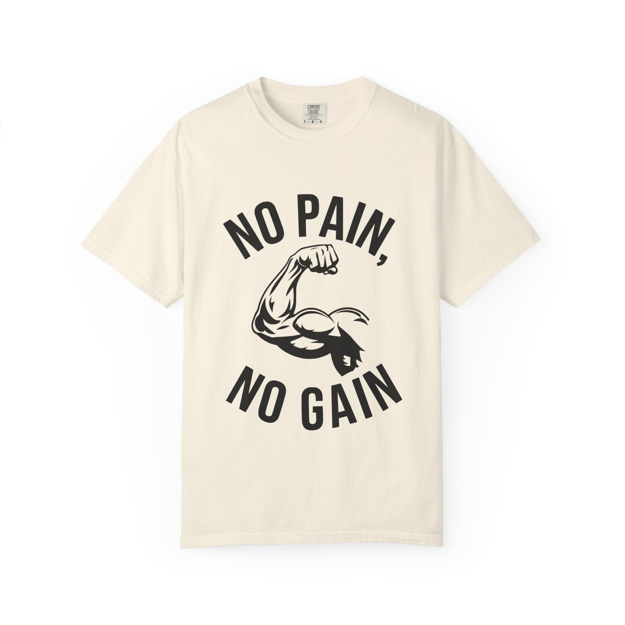 No Pain No Gain Muscle Tee — Motivational Workout T-Shirt