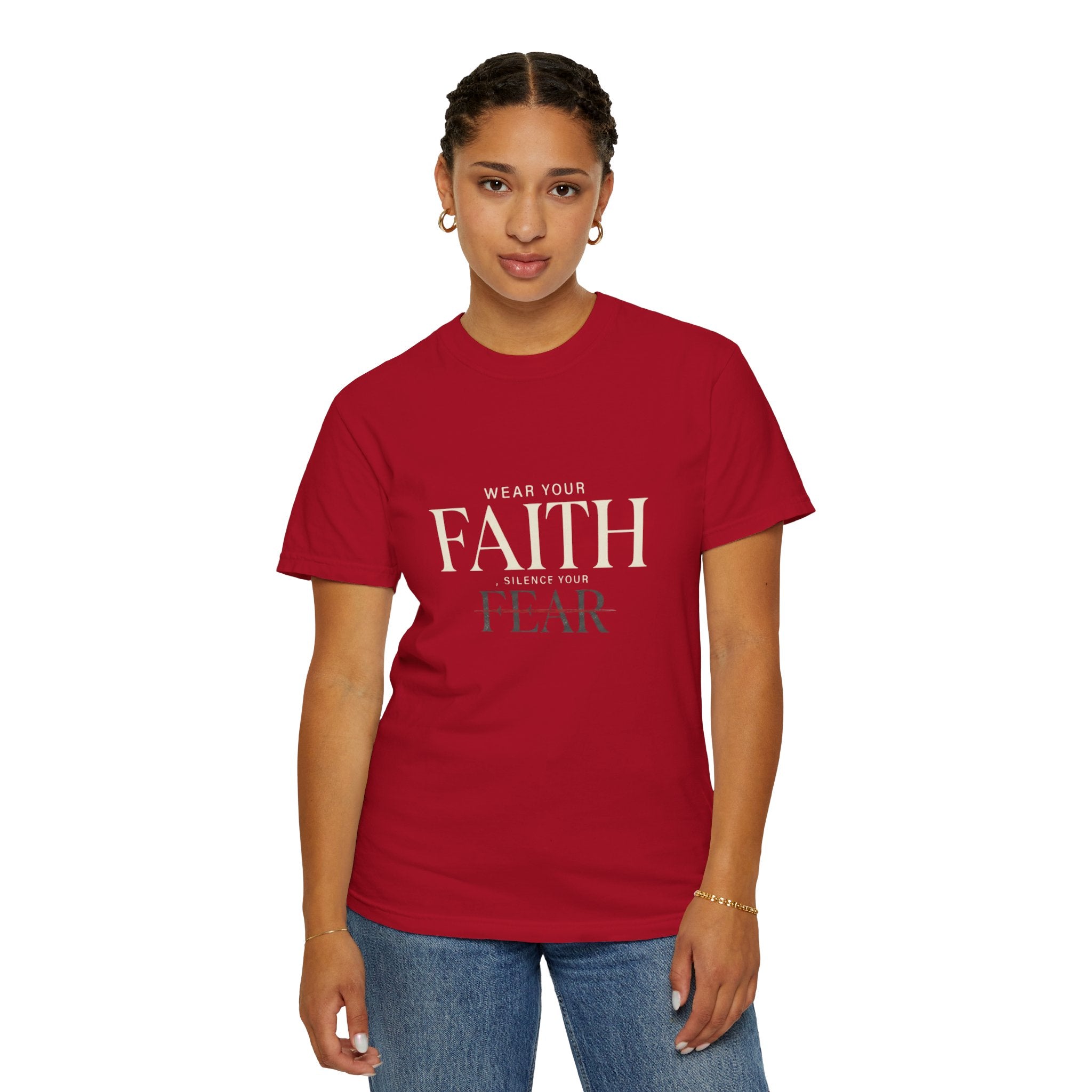 Faith Over Fear T-Shirt — Inspirational Christian Tee