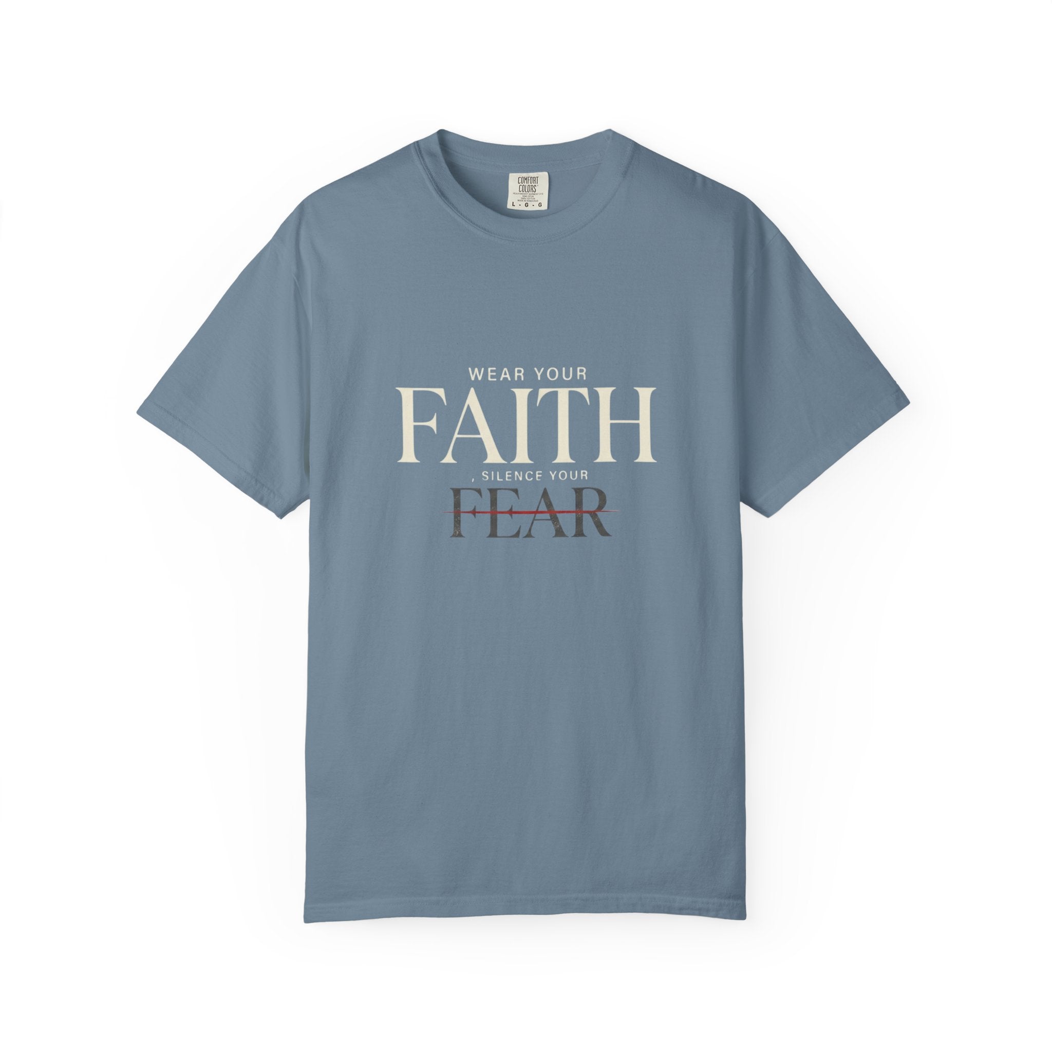 Faith Over Fear T-Shirt — Inspirational Christian Tee