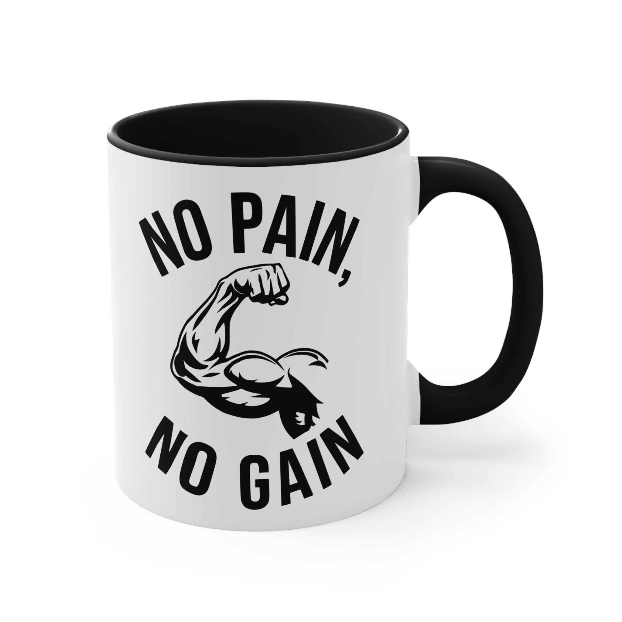 Funny "Nope" Skull Accent Mug — Cute Pink Interior Coffee Cup, Sarcastic Gift for Friends & Coworkers