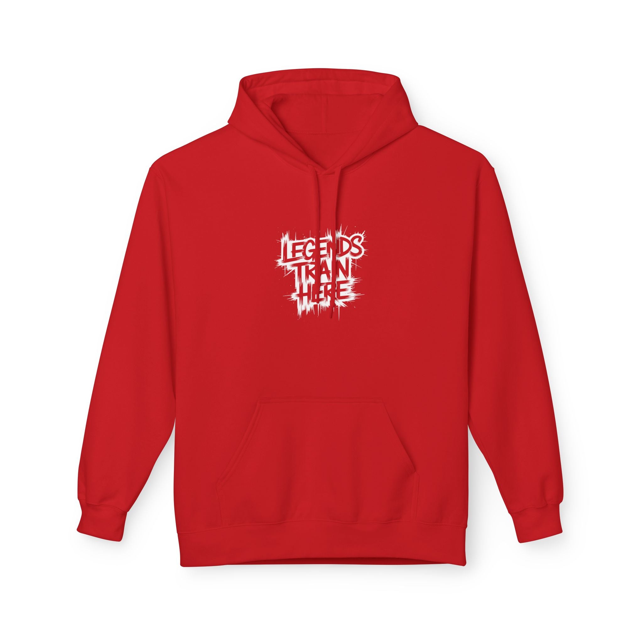 Legends Train Here Hoodie — Streetwear Gym Motivational Pullover