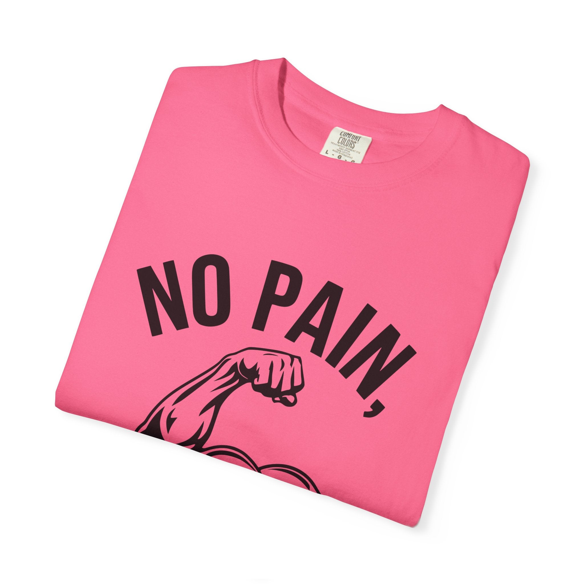 No Pain No Gain Muscle Tee — Motivational Workout T-Shirt