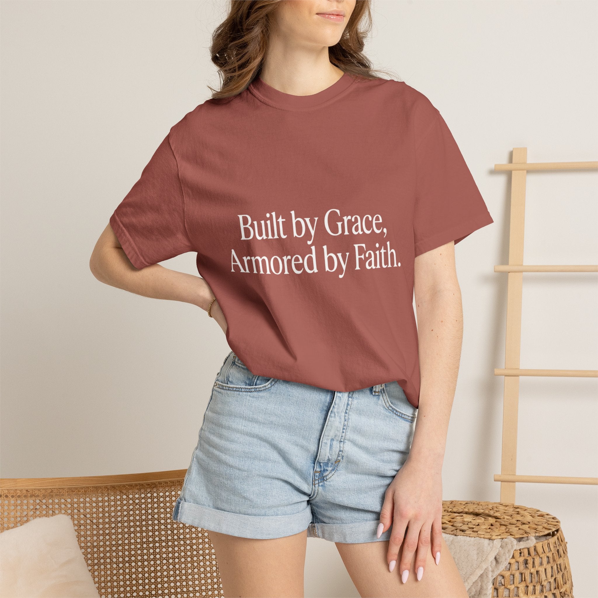 Built by Grace, Armored by Faith T‑Shirt