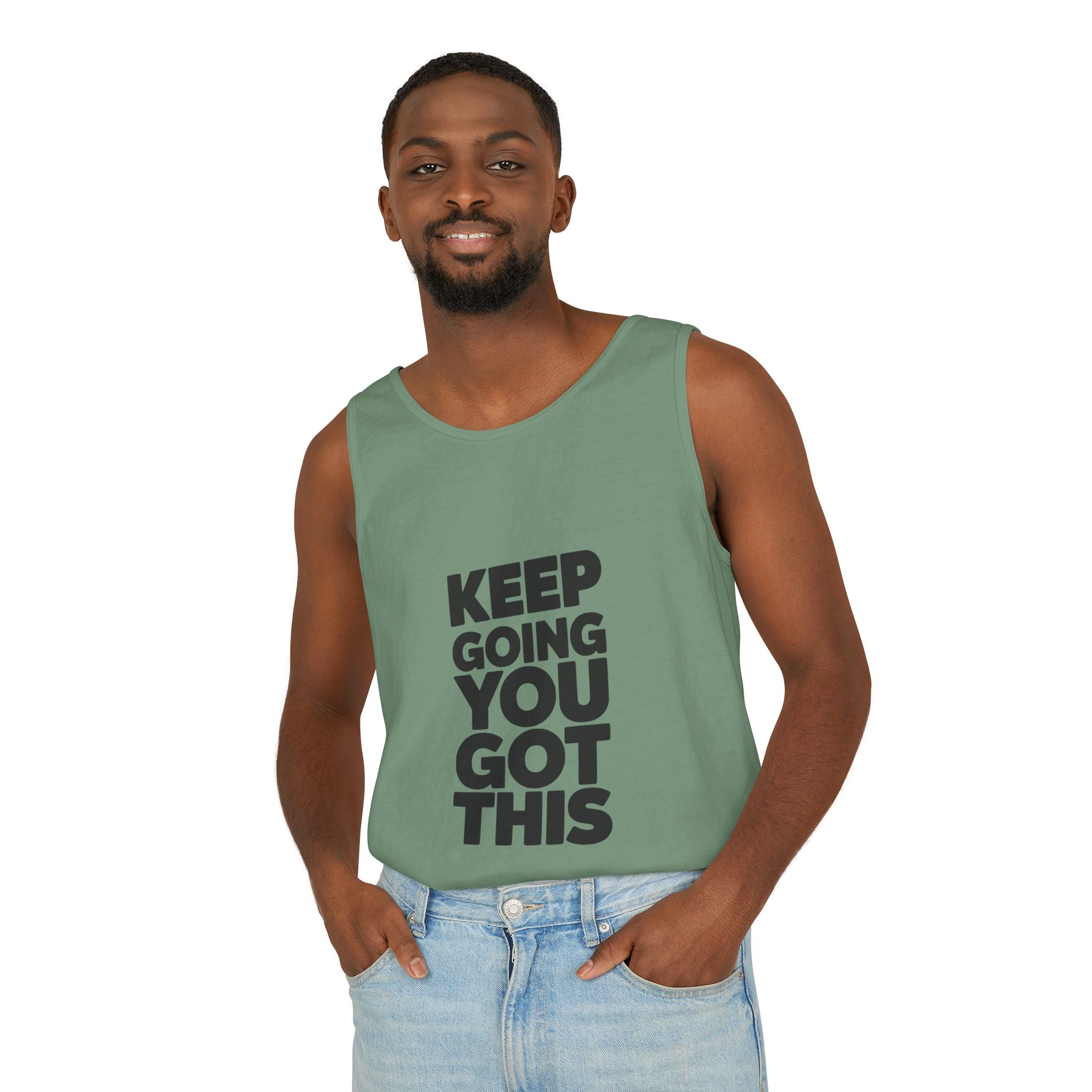 Keep Going You Got This Tank Top | Motivational Text Workout Shirt