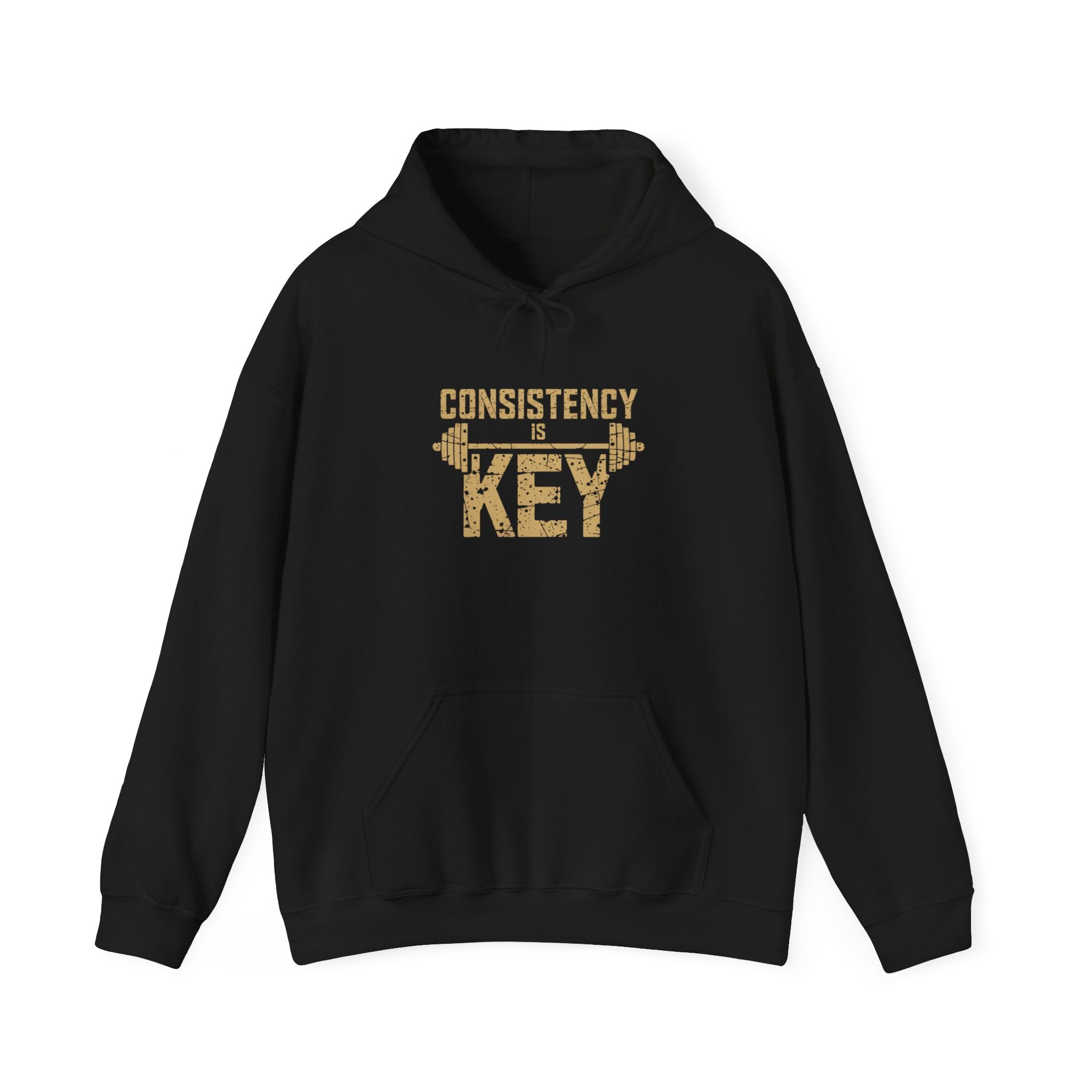 Consistency is Key Hoodie | Barbell Fitness Motivation Sweatshirt