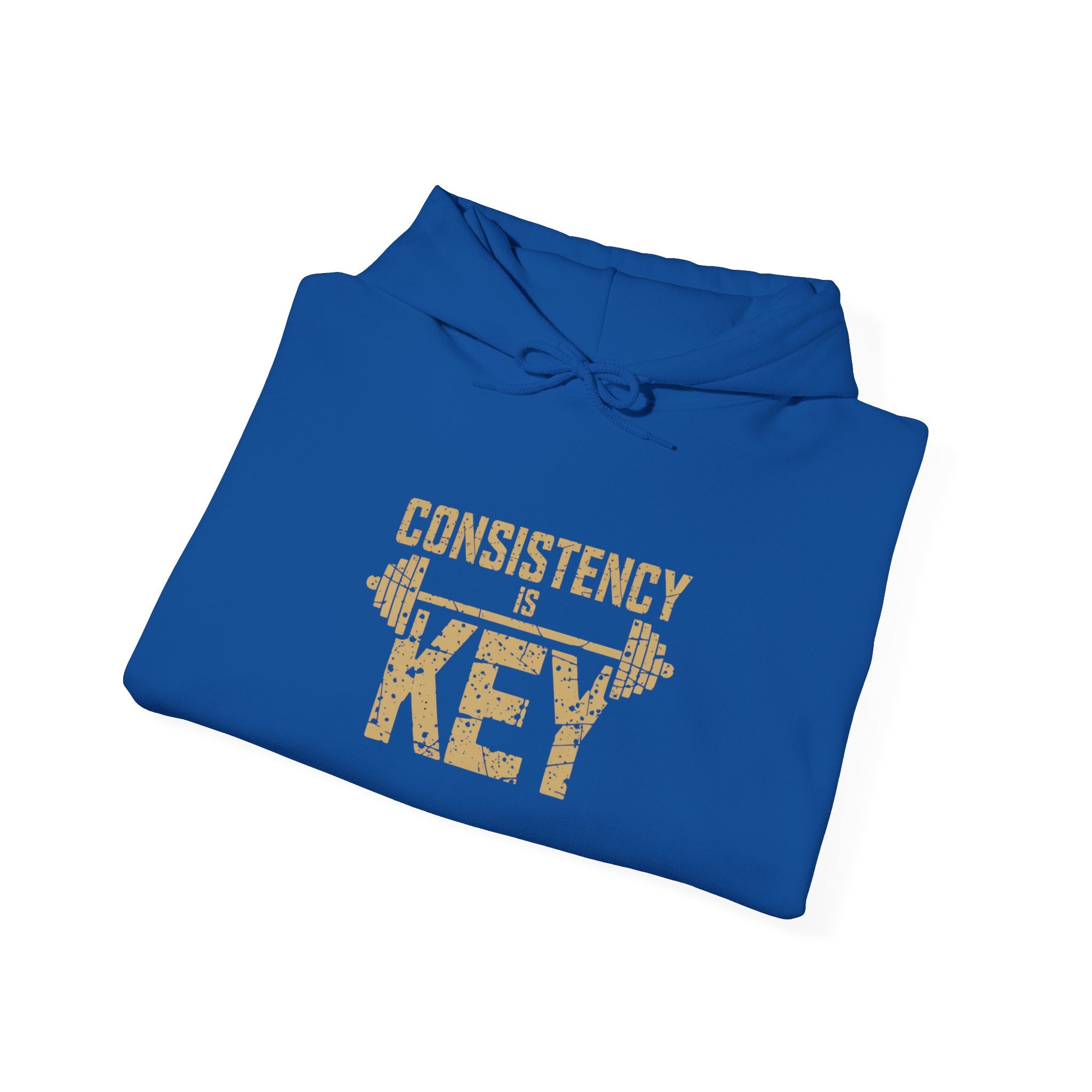 Consistency is Key Hoodie | Barbell Fitness Motivation Sweatshirt