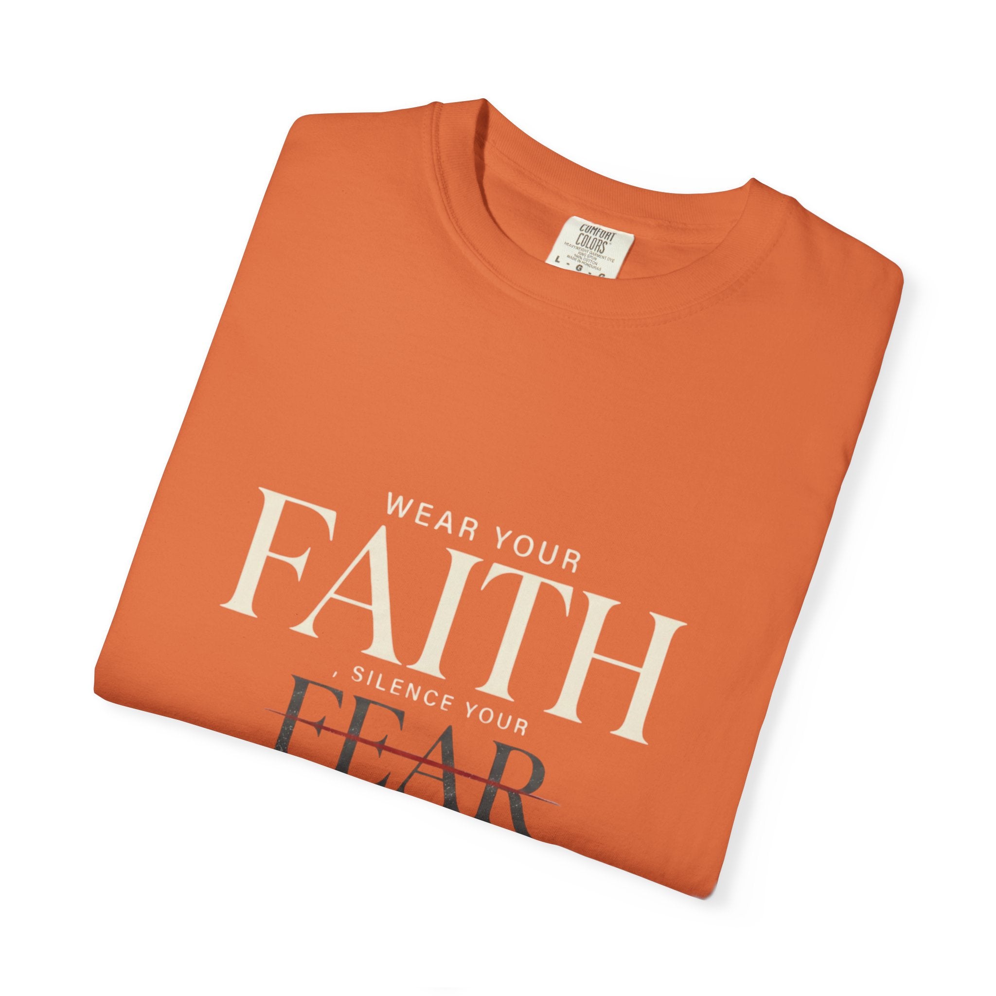 Faith Over Fear T-Shirt — Inspirational Christian Tee