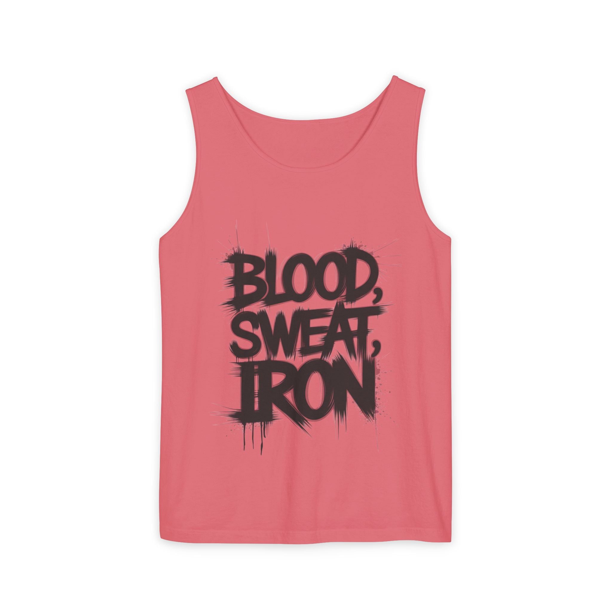 Blood Sweat Iron tank top | Motivational Gym Workout Fitness Tank