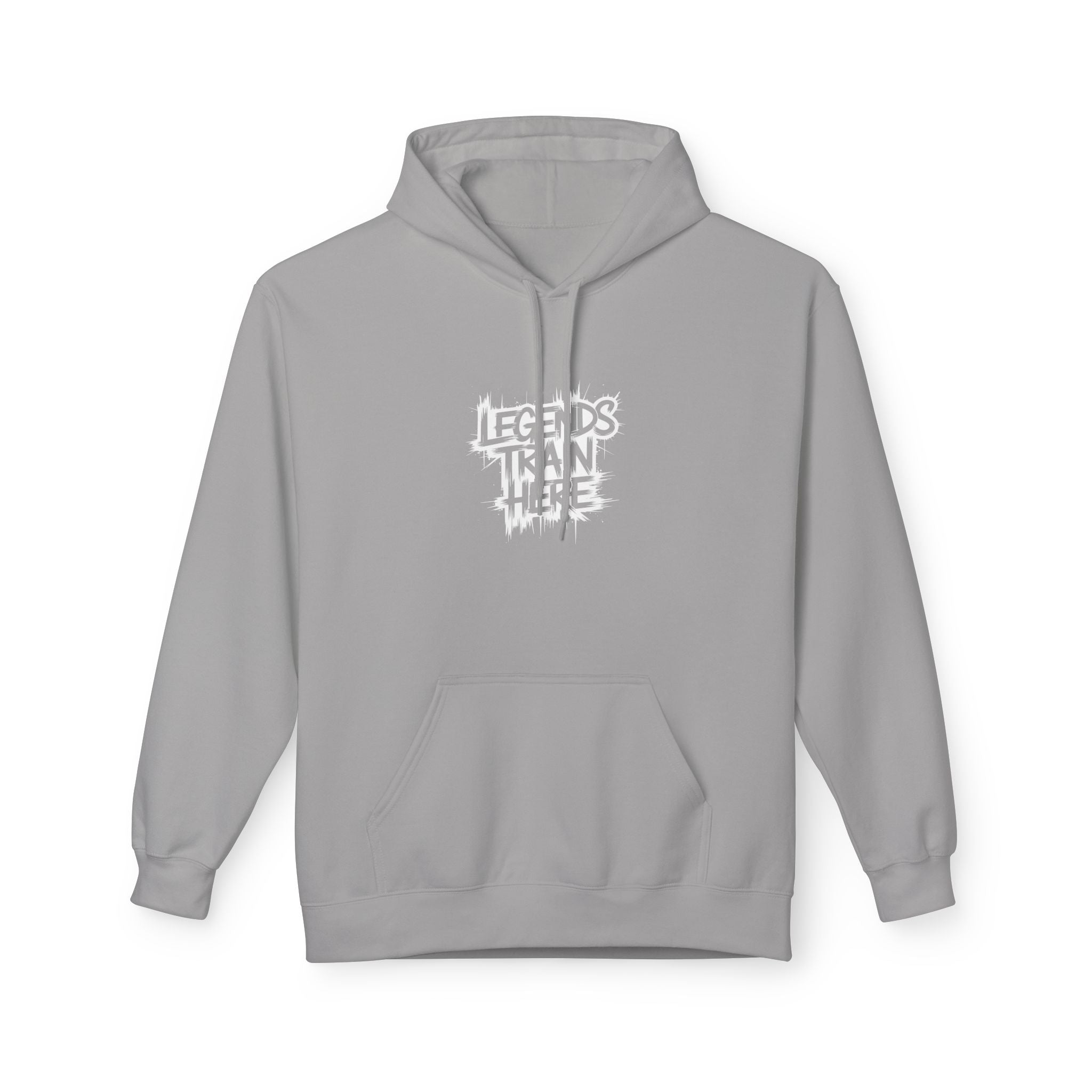 Legends Train Here Hoodie — Streetwear Gym Motivational Pullover