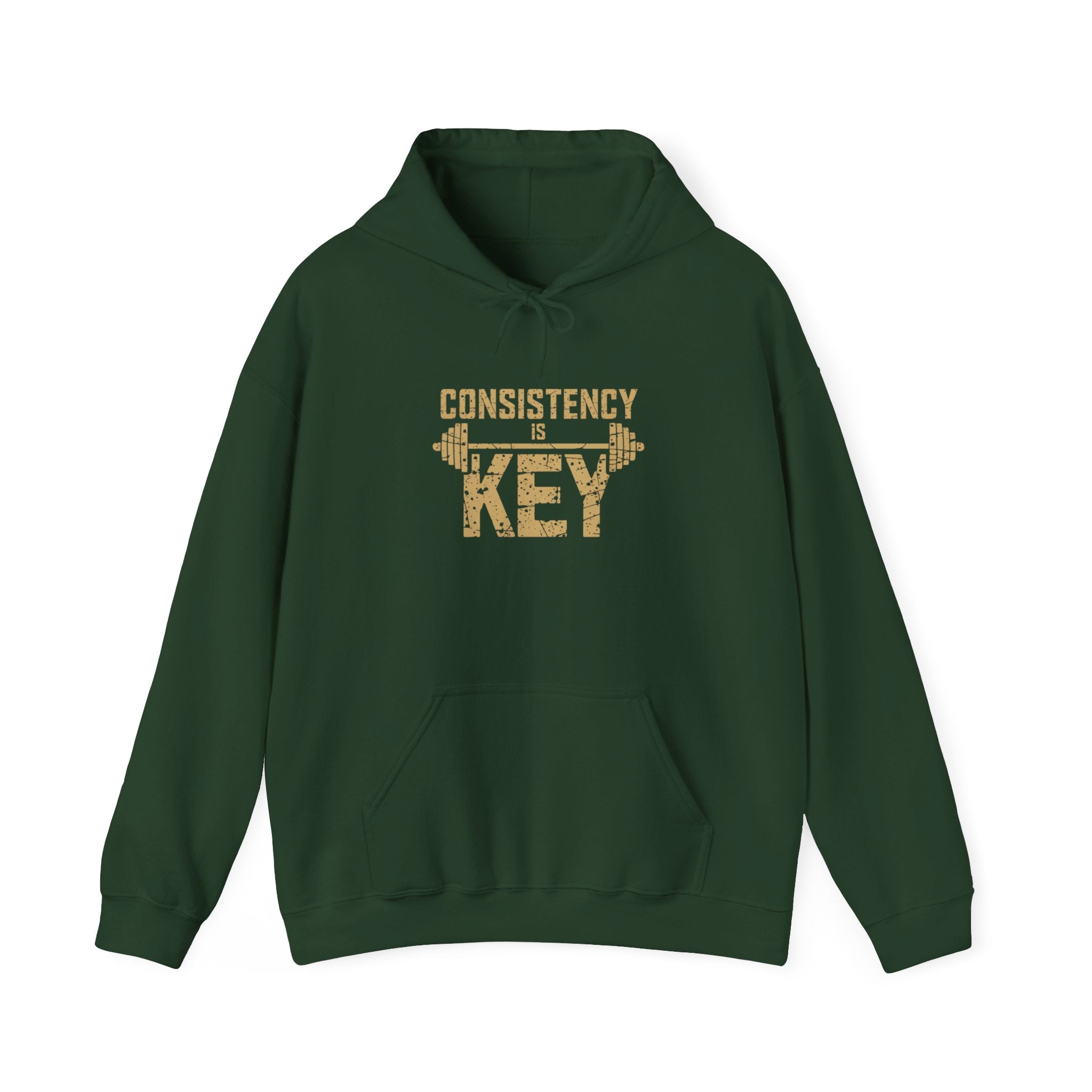 Consistency is Key Hoodie | Barbell Fitness Motivation Sweatshirt