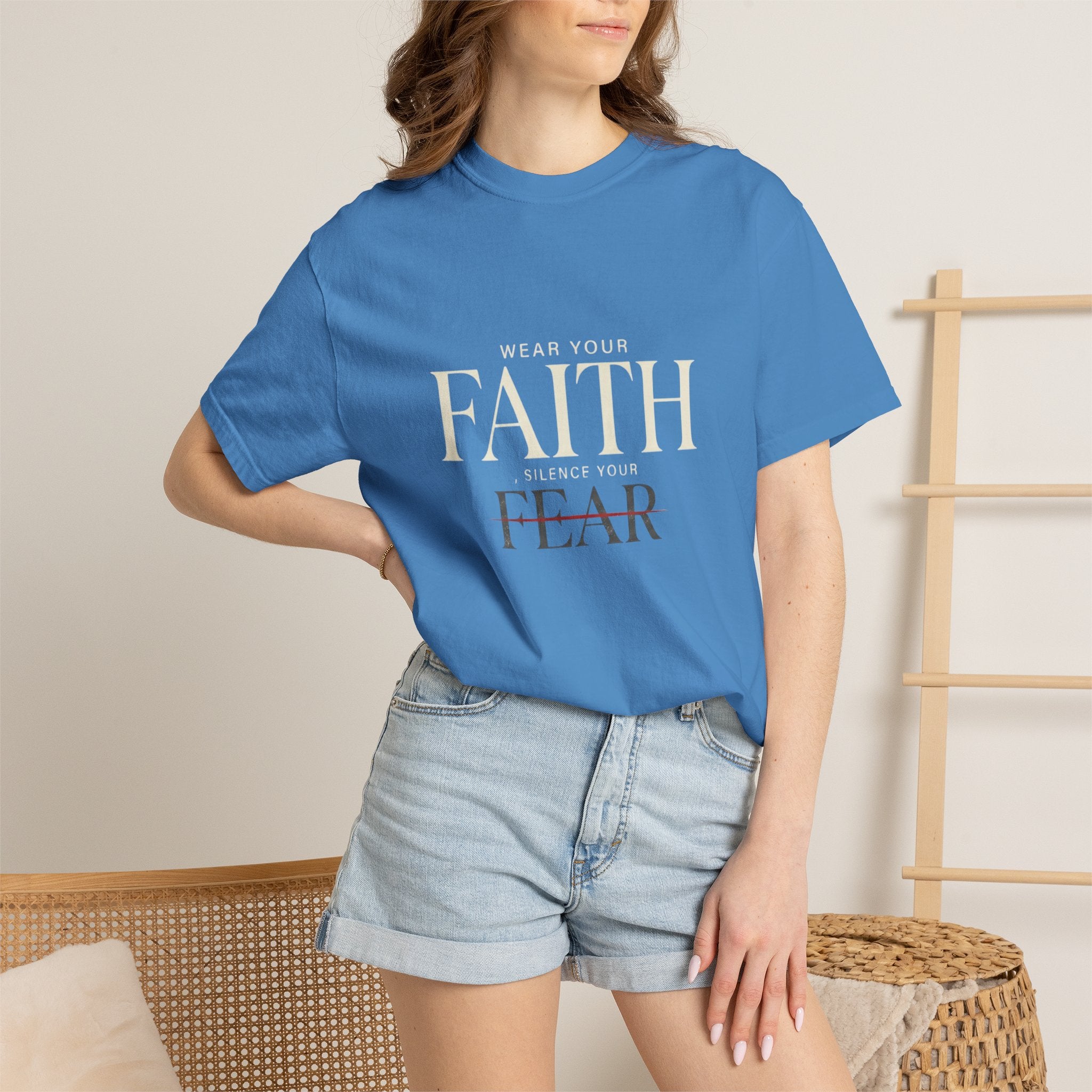 Faith Over Fear T-Shirt — Inspirational Christian Tee