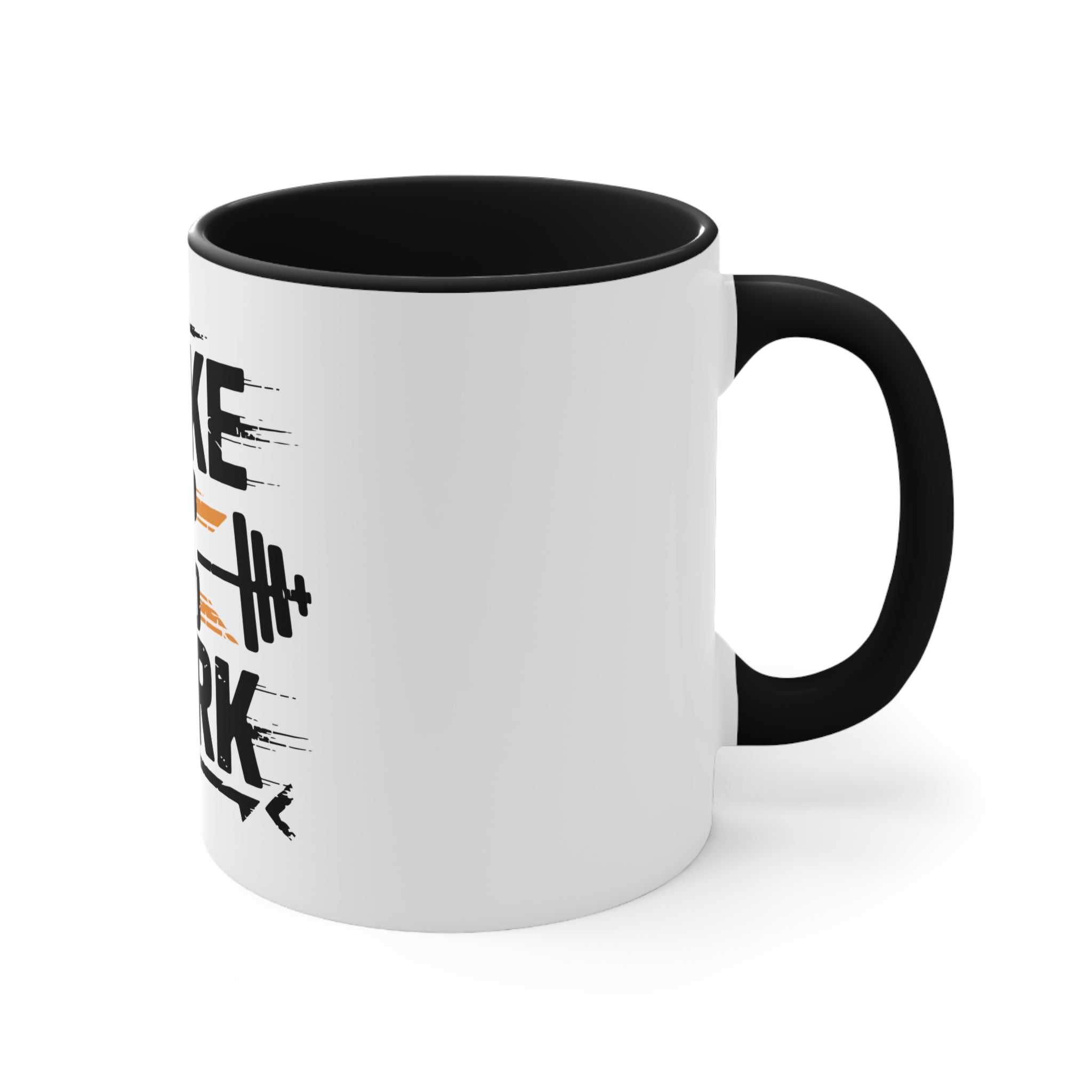 Wake Up and Work Mug — Motivational Fitness Coffee Cup