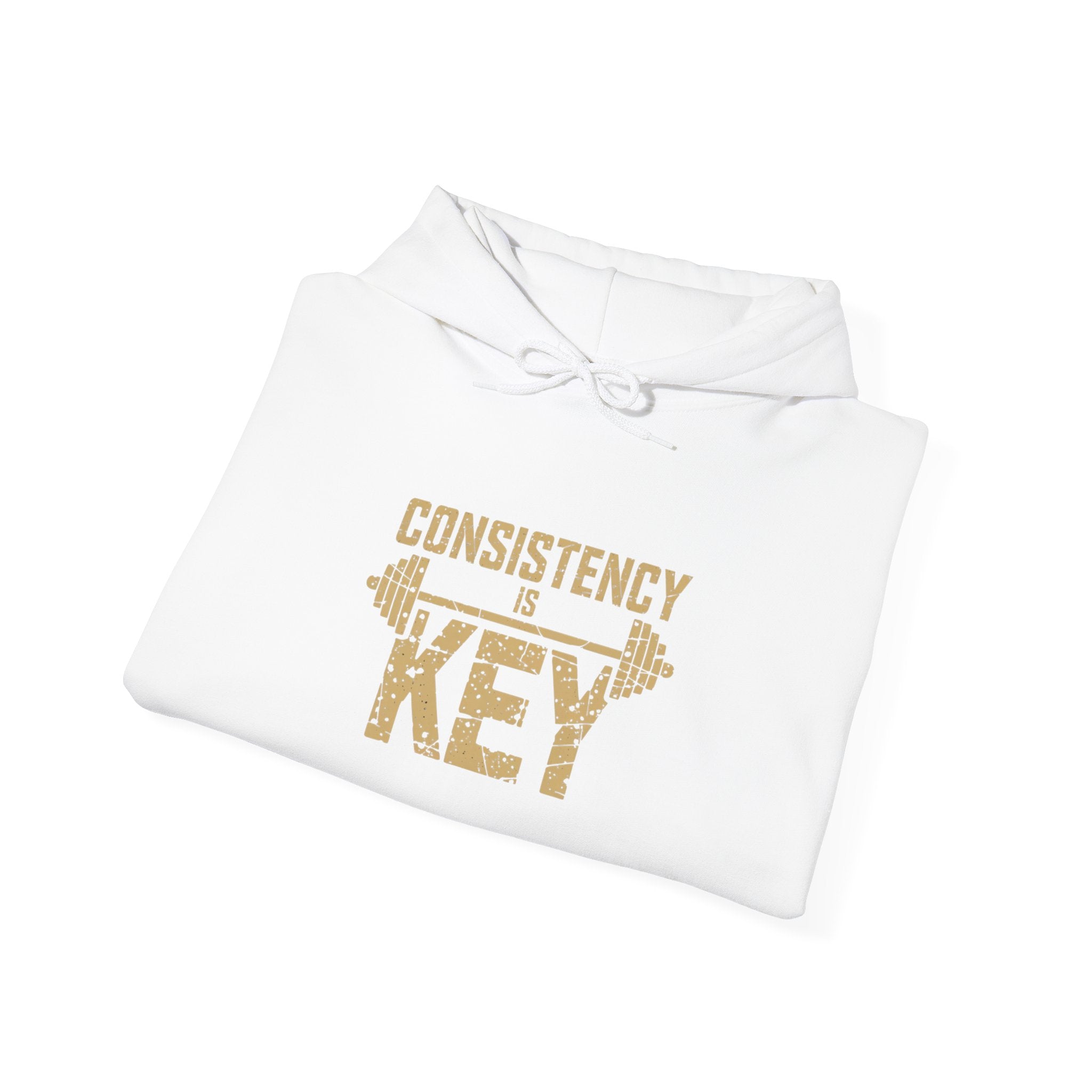 Consistency is Key Hoodie | Barbell Fitness Motivation Sweatshirt