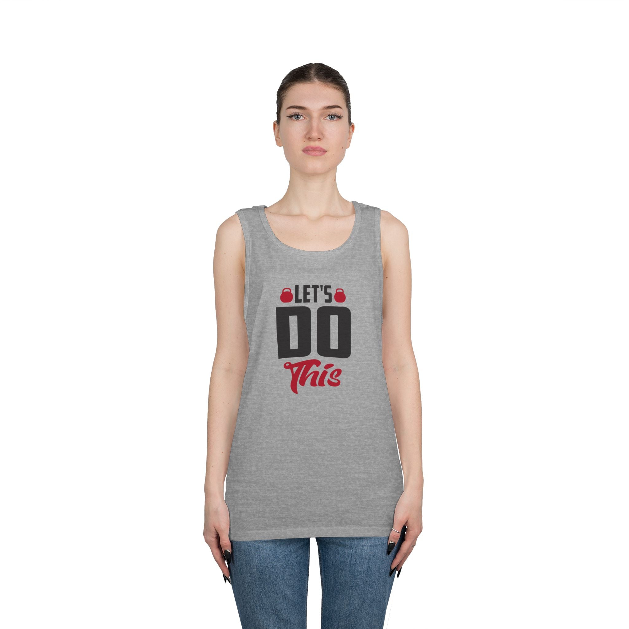 Let’s Do This tank top | Motivational workout slogan, fitness graphic