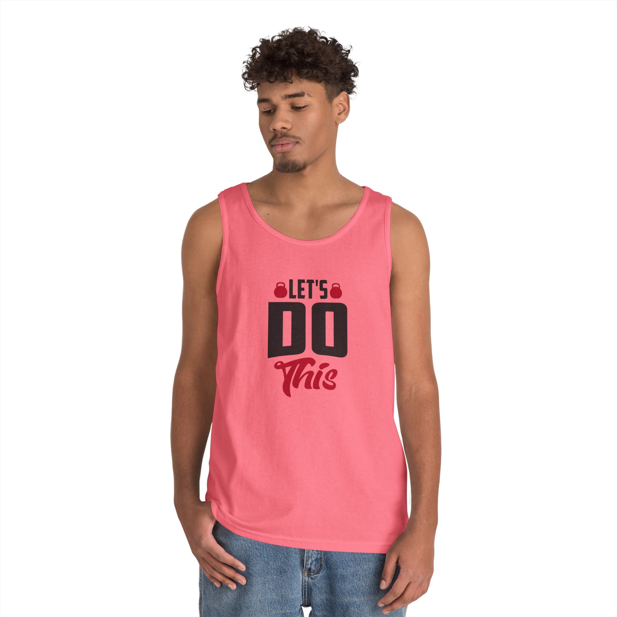 Let’s Do This tank top | Motivational workout slogan, fitness graphic