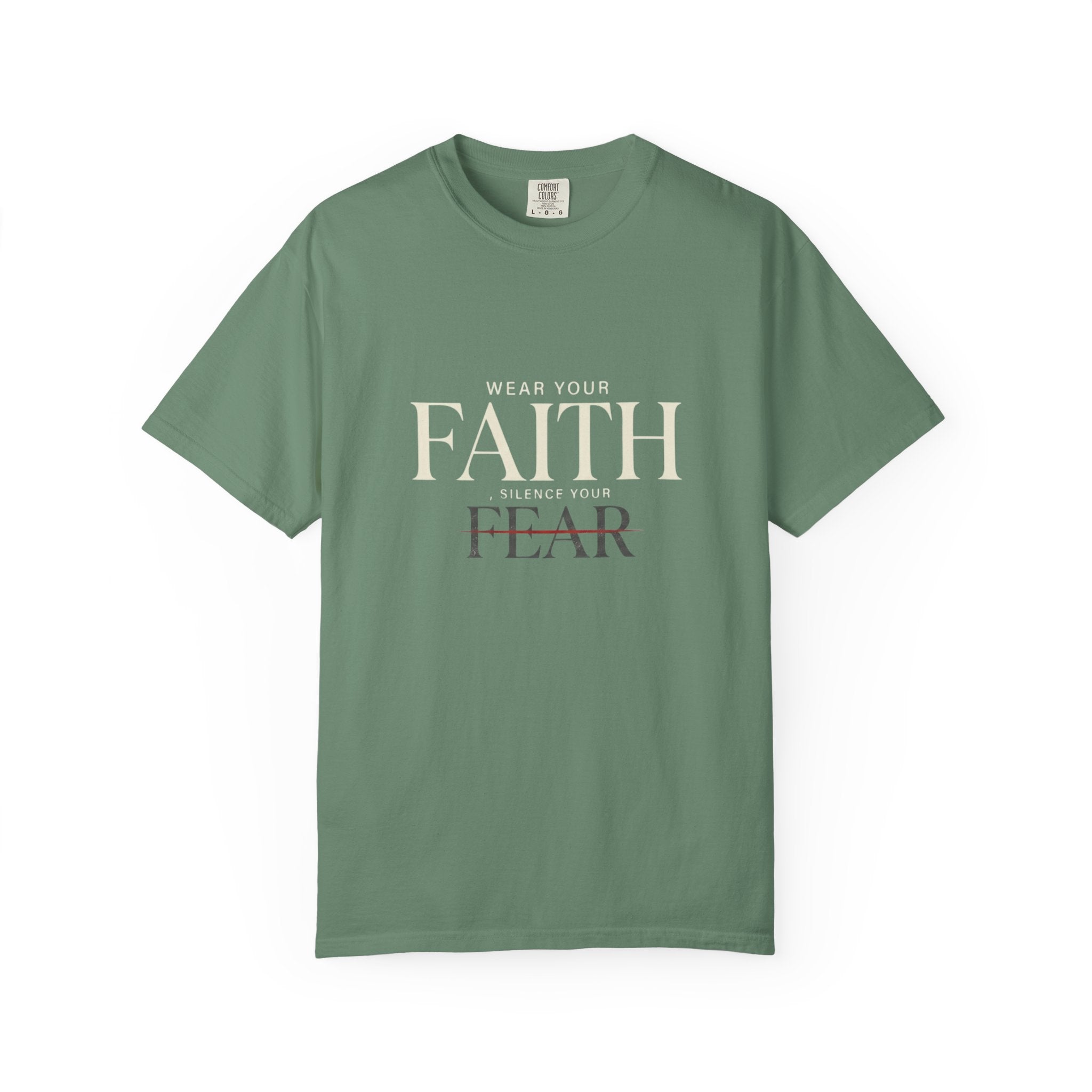 Faith Over Fear T-Shirt — Inspirational Christian Tee