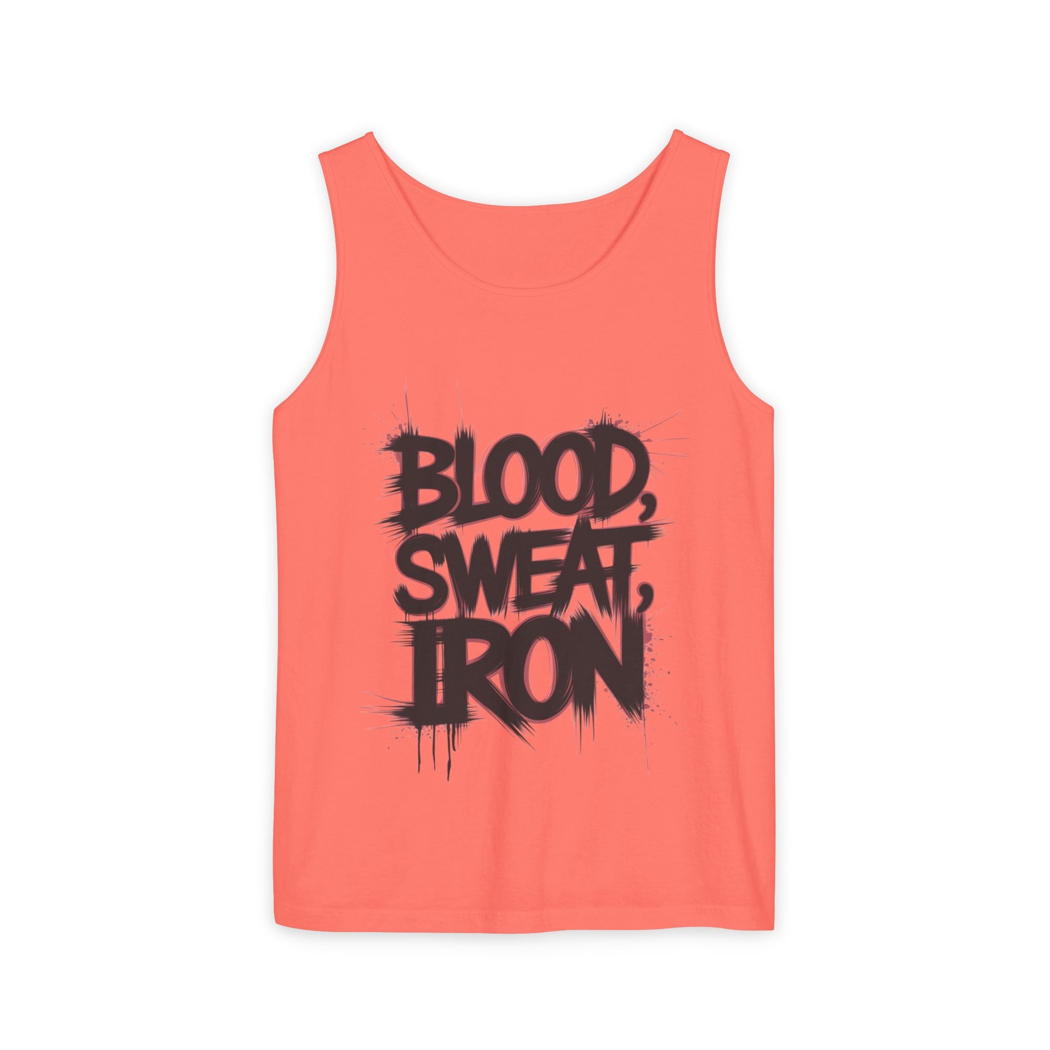 Blood Sweat Iron tank top | Motivational Gym Workout Fitness Tank